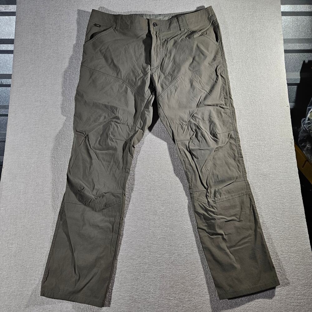 Kuhl Outdoor Pants Mens 38x32 Olive Hiking Trail Utility Workwear
